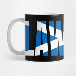 Scottish Lawyer in Scotland or Abroad with Saltire Mug